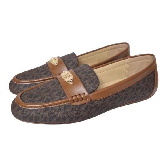 Michael Kors Shoes - MICHAEL KORS MVJ24 MONOGRAM MOCCASIN SHOE